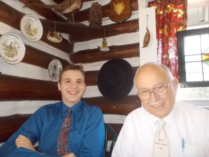 080315 N JC at Bavarian restaurant