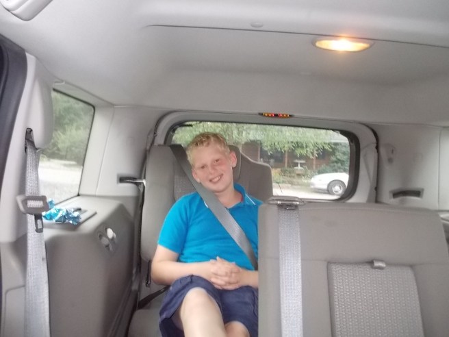 082315 Charlie going to church with us