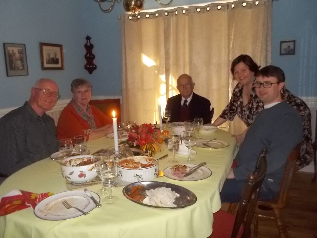 112615 Bob Beth JC L Chris Thanksgiving dinner.JPG