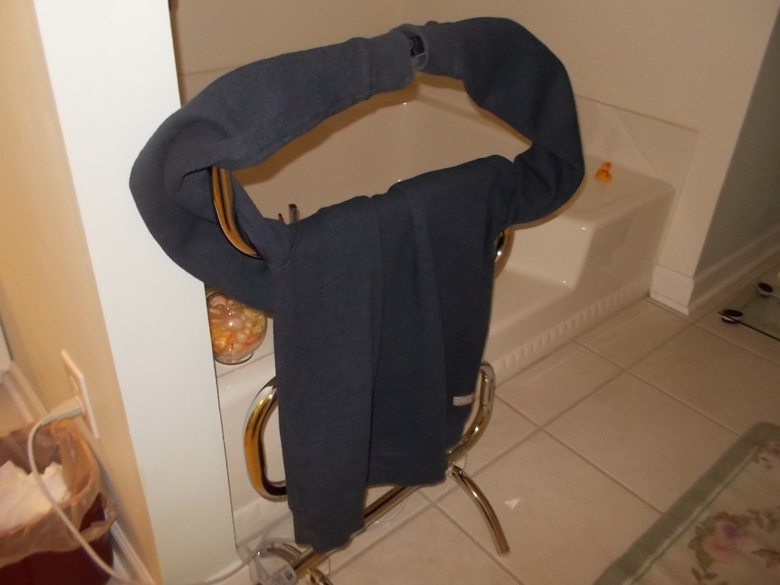 112615 Chris' sweater drying.JPG