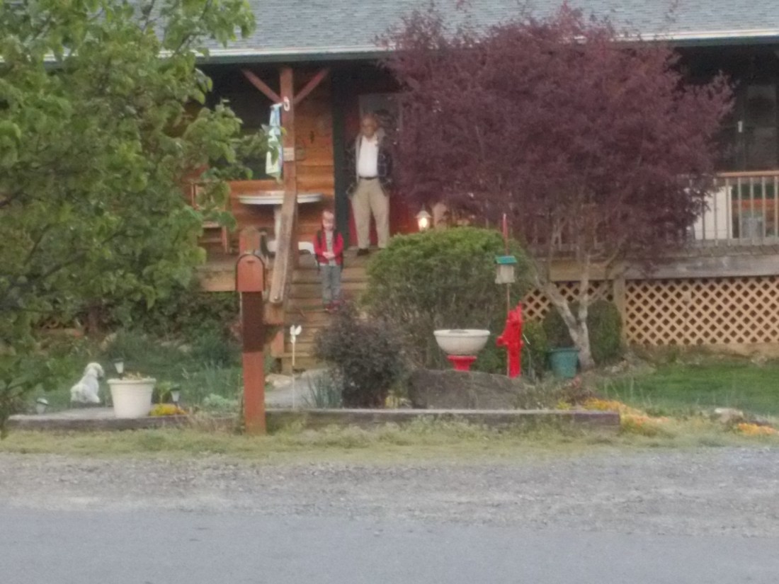 041816 Fetching a jacket that was in the backpack.JPG