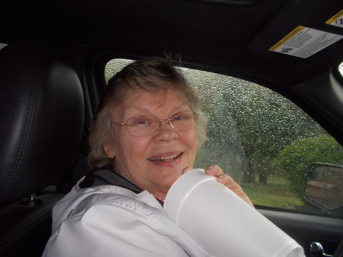 042216 Amy with milkshake I owed her.JPG