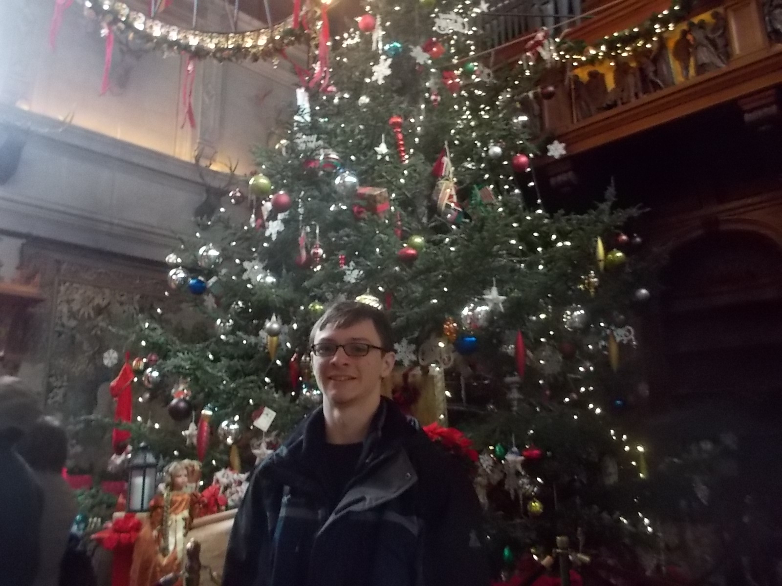 121916 Biltmore tree and David.JPG