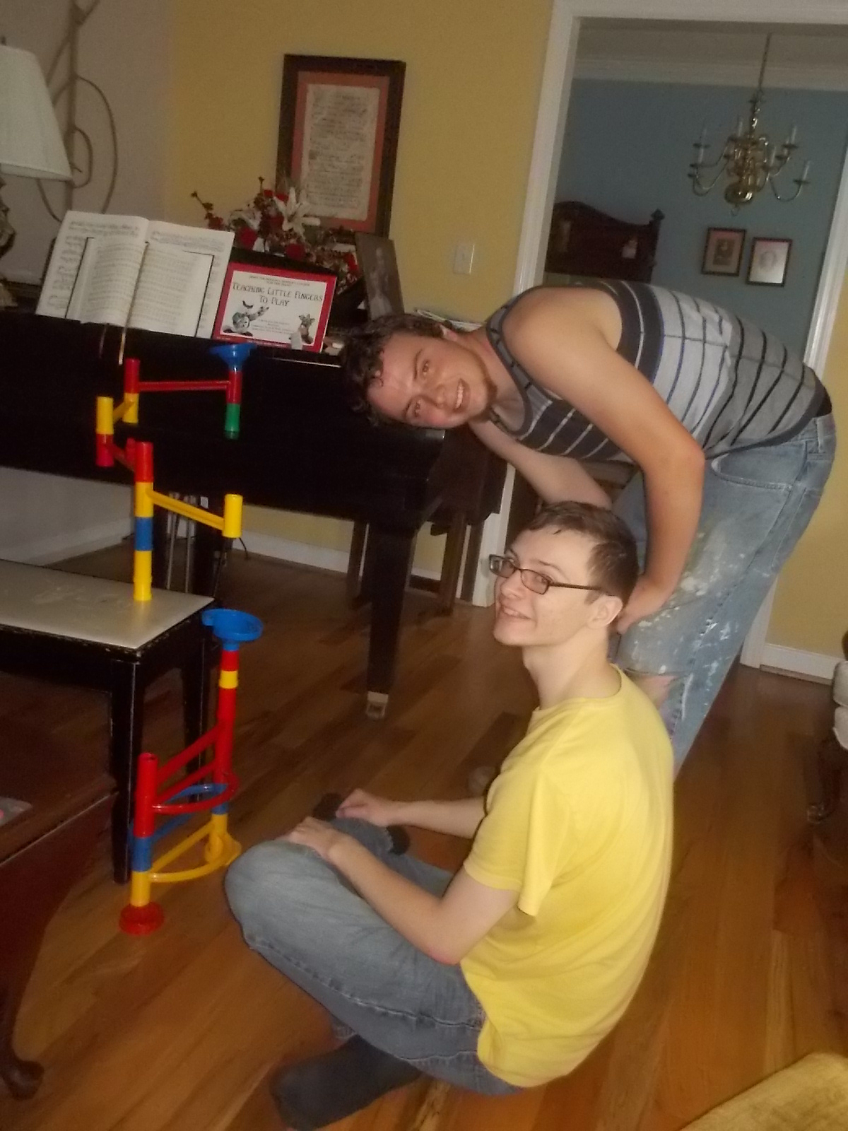 062217 Dennis David with marble maze.jpg