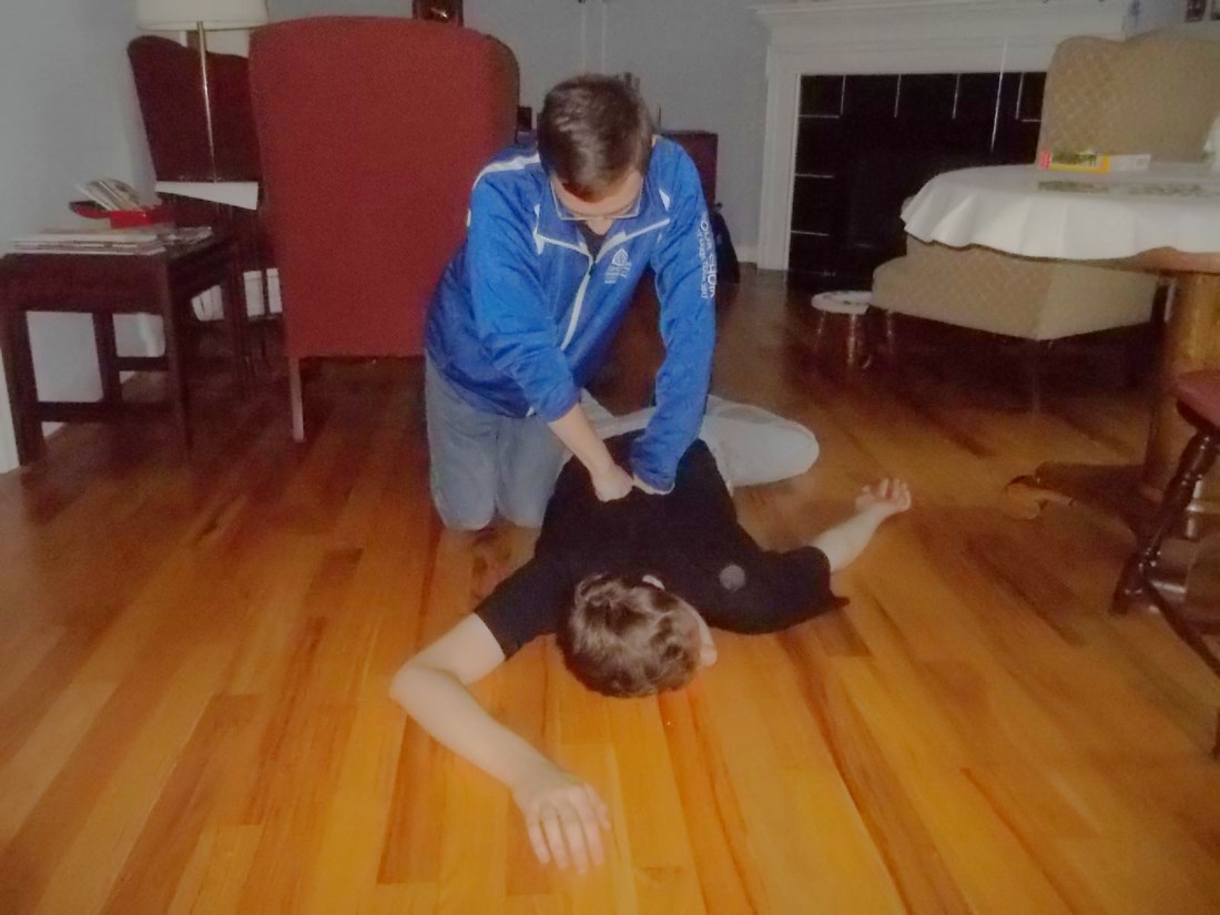 070717 David massages N's back.jpg