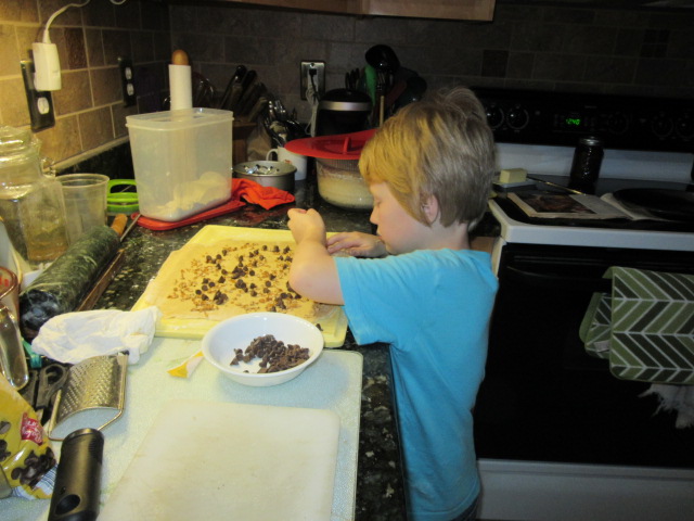 032118 (7) Sprinkling nuts and chocolate chips.JPG