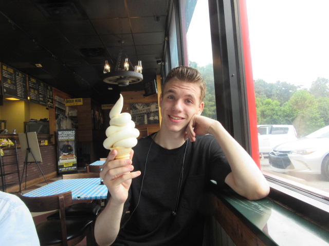 071418 N's cone at Dickey's.JPG