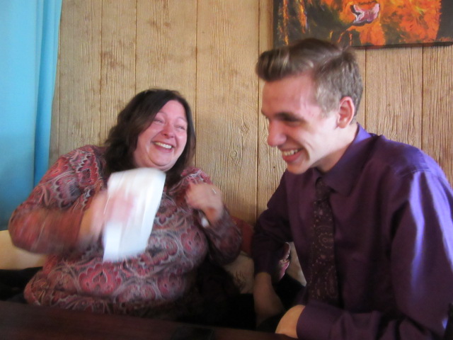 111818 Lise and Nate convulsed in laughter when I spewed water.JPG
