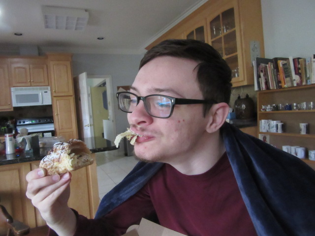 040519 Big bunny buck teeth pastry.JPG