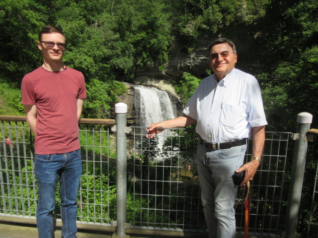 052819 8 David Gerhard at Looking Glass Falls.JPG